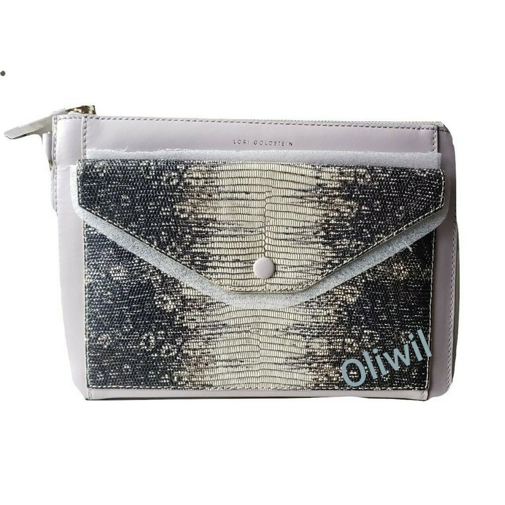 Women Genuine Leather Envelope Pouch RFID Wallet